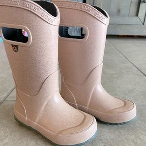 Bogs Toddler Rain Boots - pink sparkle